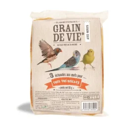 GRAIN DE VIE 3 échaudés pour oiseaux aux oeufs - 60 g
