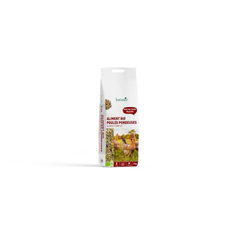 BOTANIC® Aliment complet bio pour poules pondeuses 8 kg