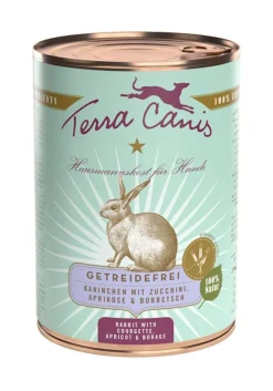 TERRA CANIS Aliment complet pour chien sans céréales lapin – 400 g