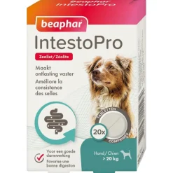 BEAPHAR Aliment complémentaire consistance des selles pour chien IntestoPro - x 20 comprimés
