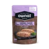 OWNAT Aliment en sachet pour chat wetline sterilized chicken and salmon - 85 g