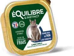 EQUILIBRE & INSTINCT Aliment humide pour chat adulte stérilisé thon courgettes Équilibre & Instinct - 85 g
