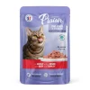 LES REPAS PLAISIR Aliment humide pour chat Plaisir bœuf dinde en pochon de 100 g
