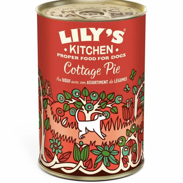 LILY'S KITCHEN Aliment humide pour chien au bœuf et aux légumes Lily’s Kitchen - 400 g
