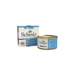 SCHESIR Aliment pour chat en boite Thon en gelée - 85 g