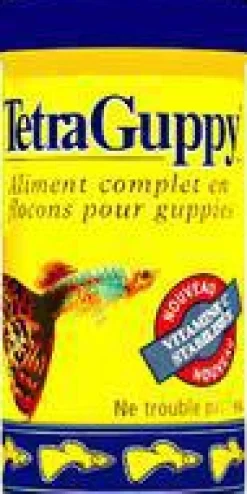 TETRA Aliment pour poissons Guppy. La boîte de 250 ml