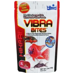 BLUE CORAL Aliment Vibra Bites XL pour poissons, spécifique aquarium - HIKARI AQUARIUM - 125g