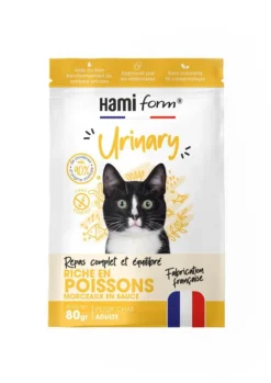 HAMIFORM Alimentation complète pour chat poisson troubles urinaires Urinary - pochon de 80 g