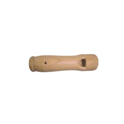 LES ZAPOS Appeau chouette hulotte en bois de couleur beige