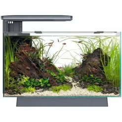 BLUE CORAL Aquarium 100% équipé noir SUPERFISH Quadro 40 Pro - 28L