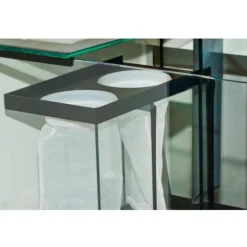 BLUE CORAL Aquarium avec meuble blanc, AQUA MEDIC Armatus Lagoon - 355L