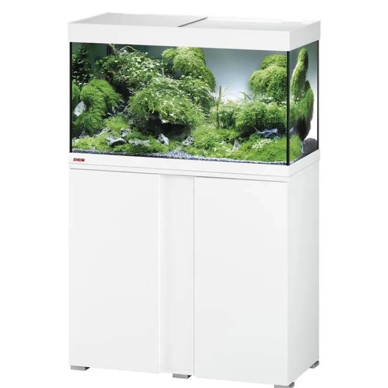 EHEIM Aquarium avec meuble coloris blanc vivalineLED 126L