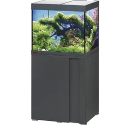 EHEIM Aquarium avec meuble coloris anthracie vivalineLED 150L