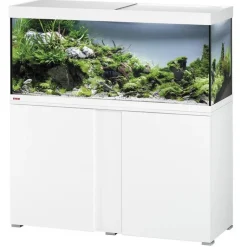 EHEIM Aquarium avec meuble coloris blanc vivalineLED 240L