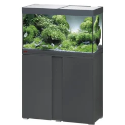 EHEIM Aquarium avec meuble coloris anthracite vivalineLED 126L