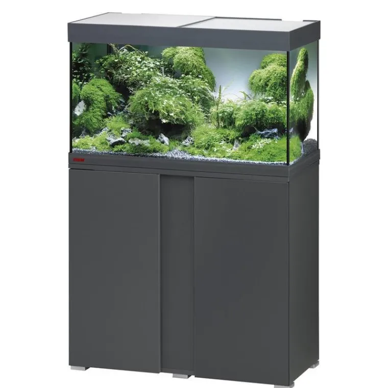 EHEIM Aquarium avec meuble coloris anthracite vivalineLED 126L