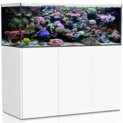 BLUE CORAL Aquarium blanc, silencieux AQUA MEDIC - modèle Armatus 575 XD, avec meuble - 575L