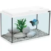 AQUATLANTIS Aquarium coloris blanc 20L - 40 x 20 x 25 cm