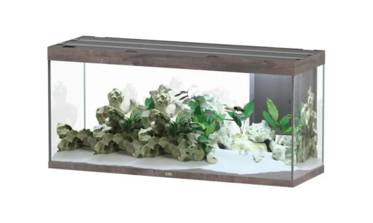 AQUATLANTIS Aquarium coloris chêne foncé Sublime Ultra LED 2.0 419 L - 150 x 50 x 70 cm