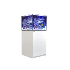 RED SEA Aquarium eau de mer avec un meuble coloris blanc Reefer™ XL 200 - 60 x 57,5 x 140 cm