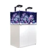 RED SEA Aquarium eau de mer avec un meuble coloris blanc Reefer™ Deluxe XL 300 - 90 x 57,5 x 142 cm
