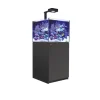 RED SEA Aquarium eau de mer avec un meuble coloris noir Reefer™ Deluxe XL 200 - 60 x 57,5 x 140 cm