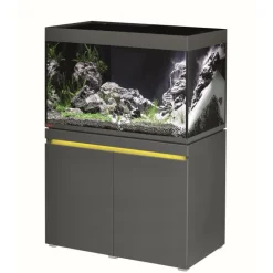 EHEIM Aquarium eau douce avec meuble coloris graphite Incpiria 330L