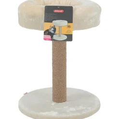 ZOLUX Arbre à chat avec panier et griffoir coloris beige - Ø 35x H 45 cm