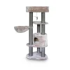 PETREBELS Arbre à chat avec panier et griffoir coloris cappuccino Charlotte Royal - 134 cm