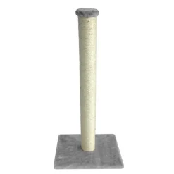 EBI Arbre à chat griffoir gris Europet Classic High post - Ø 40 x H 90 cm