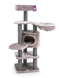 PETREBELS Arbre à chat Jane 138 coloris marron - 50 x 50 x 138 cm