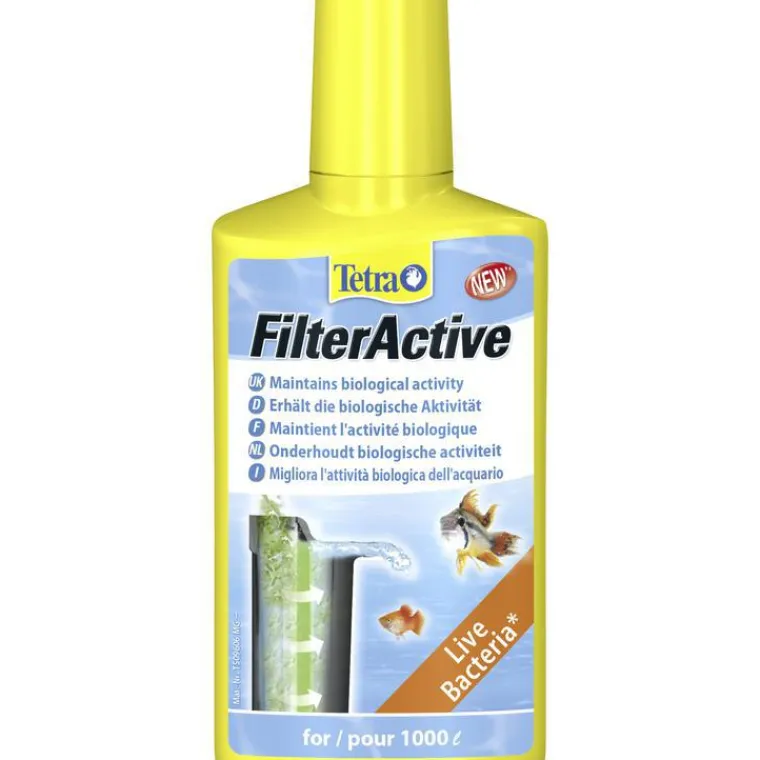 ZOLUX Bactéries FilterActive pour aquarium, action longue durée, TETRA - contenance 250ml