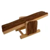 TYROL Balançoire en bois pour rongeurs 22 x 8.x 7cm