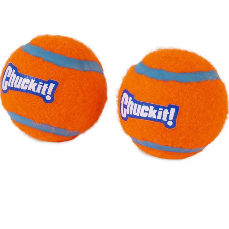 CHUCKIT! Balles de tennis pour chien orange - Taille Medium