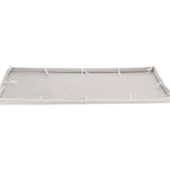 TRIXIE Base textile pour enclos intérieur lapin et cochon d'inde coloris gris et blanc – 140 x 70 cm