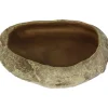REPTILE PLANET Bassin ou mangeoire pour terrarium coloris gris Repti Dish - Taille XL 18 x 4 x 15 cm