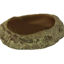 REPTILE PLANET Bassin ou mangeoire pour terrarium coloris gris Repti Dish - Taille S 10 x 3 x 7 cm
