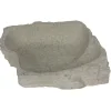 REPTILE PLANET Bassin ou mangeoire pour terrarium coloris gris Stone Age Serie Dish - Taille S 14 x 3 x 11 cm