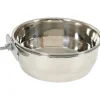 ZOLUX Bol à fixer en inox pour les oiseaux coloris argent – 840 ml