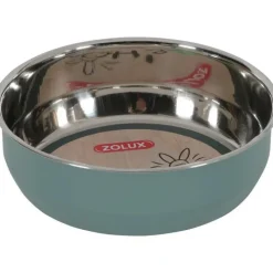 ZOLUX Bol pour les rongeurs en inox coloris vert Ehop – 400 ml