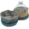 BUBIMEX Bols doubles de voyage avec gourde pour chien coloris multicolore - 500 ml