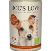 DOG'S LOVE Boîte bio au bœuf pour chien, 400 g