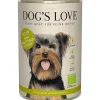 DOG'S LOVE Boîte bio au poulet pour chien, 400 g