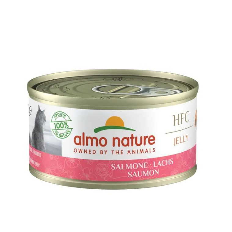 ALMO NATURE Boîte chat adulte Saumon Almo 70g