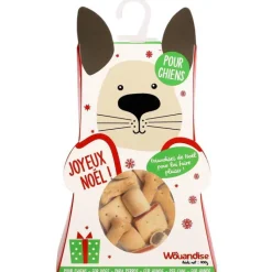 WOUAPY Boîte de Noël pour chien avec des friandises coloris multicolore – 100 g