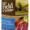 SAM'S FIELD Boîte de pâtée pour chien à l'agneau et aux pommes - 400 g