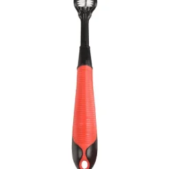 FLAMINGO Brosse à dents noireouge pour chien Kerber - 20 cm