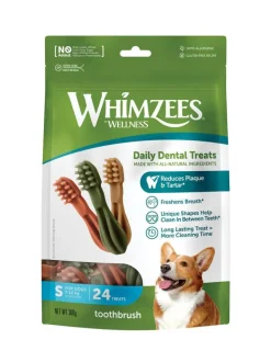 WELLPET Brosse à dents pour chien Whimzees taille S