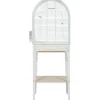 ZOLUX Cage avec meuble pour les oiseaux exotiques ou les canaris coloris blanc Chic Patio – 53 x 33 x 144 cm (cage + pieds)