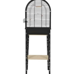 ZOLUX Cage avec meuble pour oiseaux Chic Patio coloris noir – Taille M